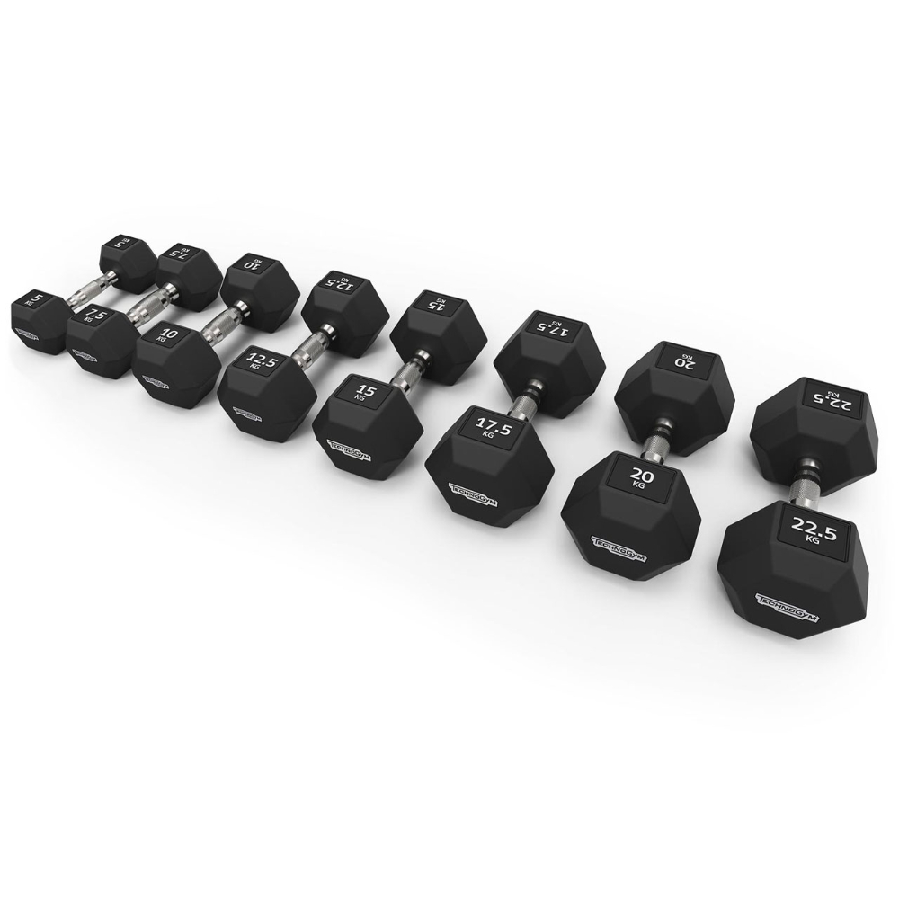 Technogym Hexagon Dumbbells Complete Kit