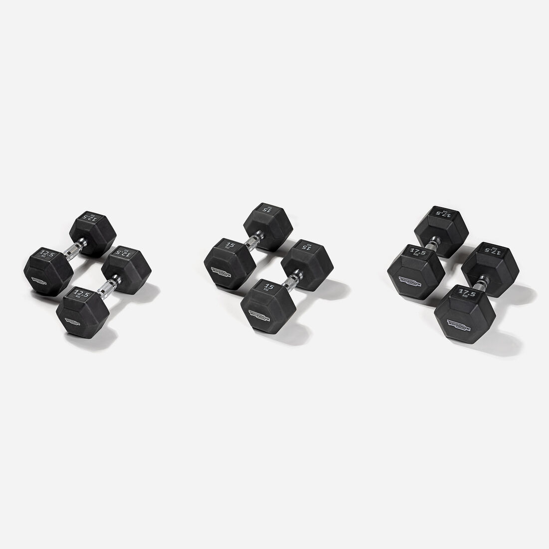 Technogym Hexagon Dumbbells Heavy Kit