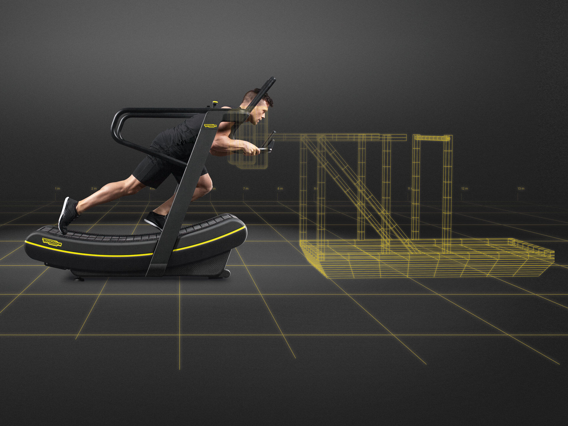 Изогнутая беговая дорожка Technogym SKILLMILL CONNECT
